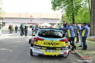 Rallye Český Krumlov: Přejímky, servis, shakedown